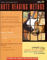 Guitarists Note Reading Method Vogl Book & Cd Sheet Music Songbook