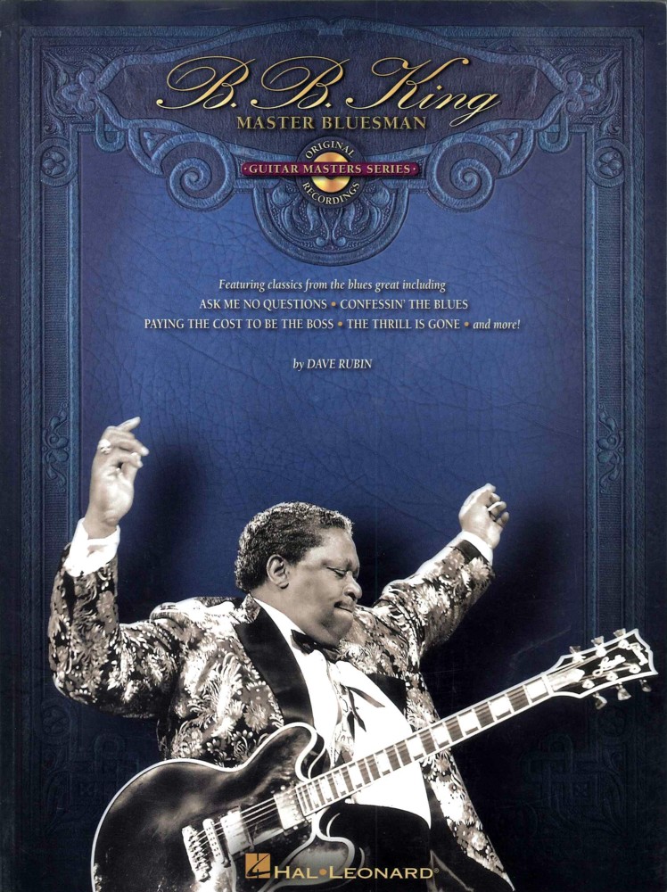 B B King Master Bluesman Guitar Book & Cd Sheet Music Songbook