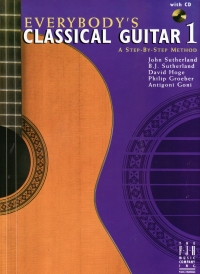 Everybodys Classical Guitar 1 Step By Step Method Sheet Music Songbook