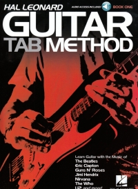 Hal Leonard Guitar Tab Method Book 1 & Audio Sheet Music Songbook