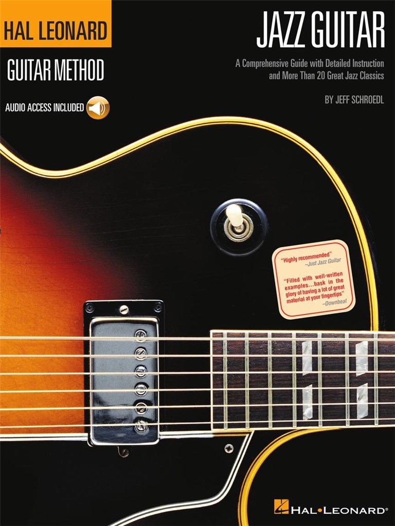 Hal Leonard Guitar Method Jazz Guitar Book + Audio Sheet Music Songbook