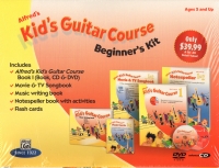 Kids Guitar Course Beginners Kit + Cds & Dvd Sheet Music Songbook