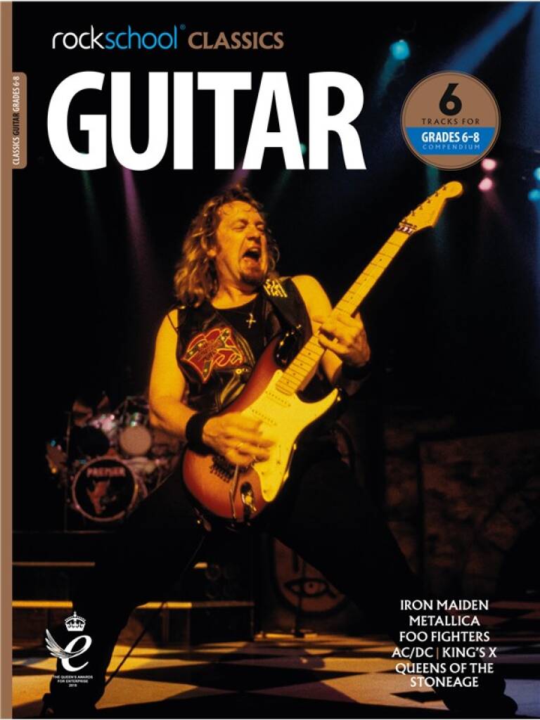 Rockschool Classics Guitar Grades 6-8 + Online Sheet Music Songbook