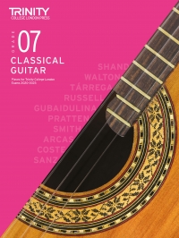 Trinity Classical Guitar Exam From 2020 Grade 7 Sheet Music Songbook