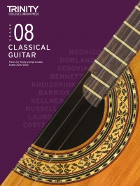 Trinity Classical Guitar Exam From 2020 Grade 8 Sheet Music Songbook