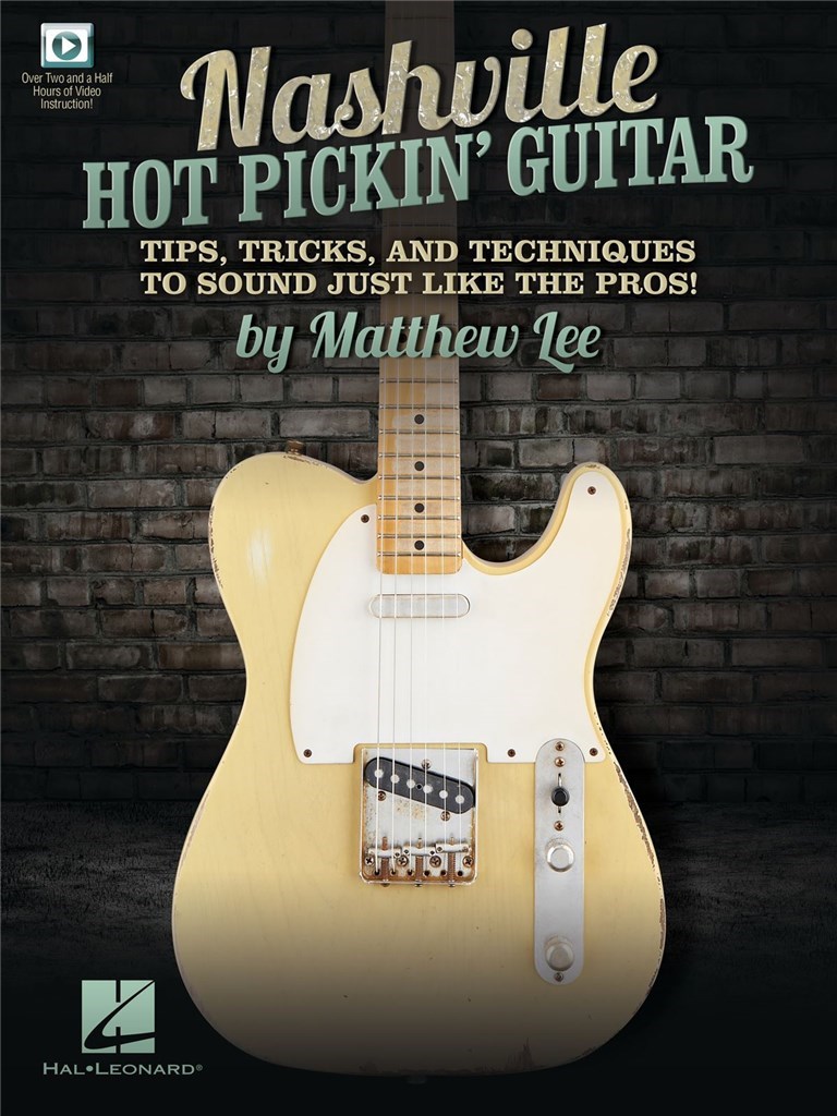 Nashville Hot Pickin Guitar Book + Online Sheet Music Songbook