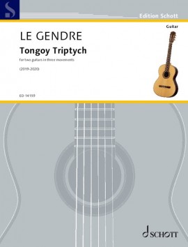Le Gendre Tongoy Triptych Two Guitars Sheet Music Songbook