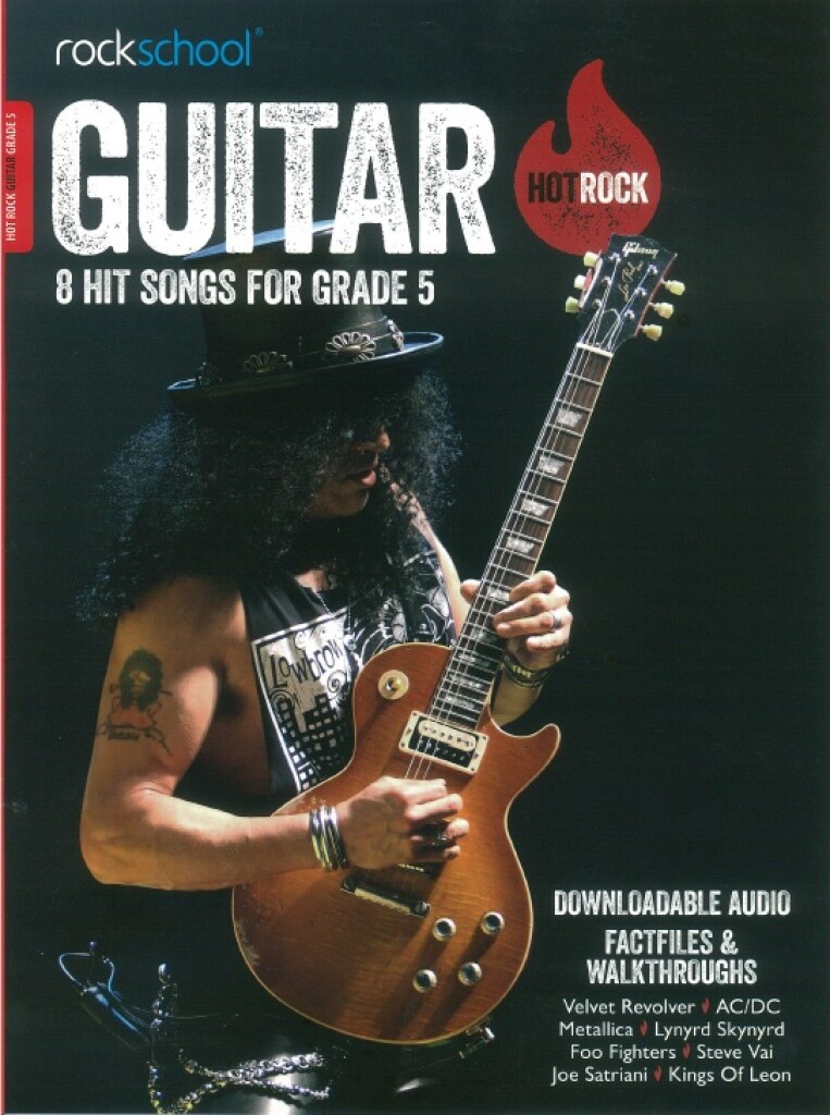 Rockschool Guitar Hot Rock Grade 5 + Online Sheet Music Songbook