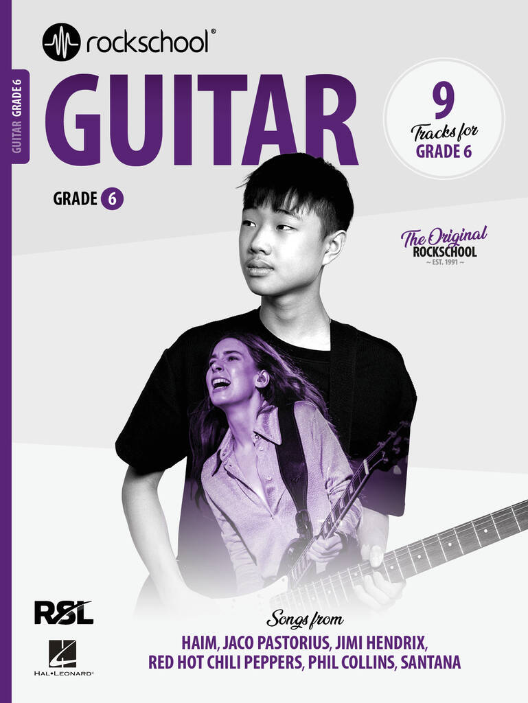 Rockschool Guitar 2024 Grade 6 Sheet Music Songbook