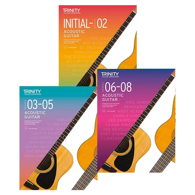 Trinity Acoustic Guitar From 2020 Bundle Sheet Music Songbook