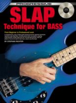 Progressive Slap Technique Bass Book & Cd Sheet Music Songbook