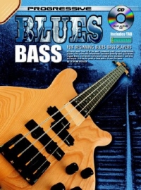 Progressive Blues Bass Richter Book & Cd Sheet Music Songbook