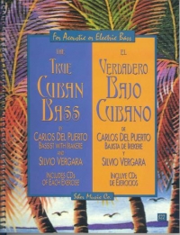 True Cuban Bass Del Puerto Book/cd Sheet Music Songbook