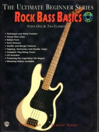 Ultimate Beginner Rock Bass Basics Book & Cd Sheet Music Songbook