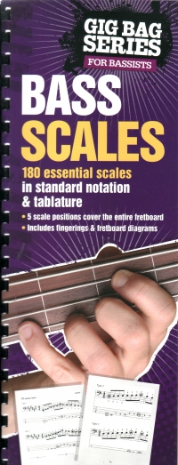 Gig Bag Book Of Bass Scales Spiral Bound Sheet Music Songbook