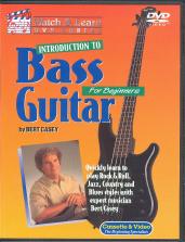 Introduction To Bass Guitar Casey Dvd Sheet Music Songbook
