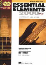 Essential Elements 2000 Bk 1 Electric Bass + Audi Sheet Music Songbook