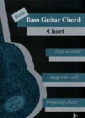 Basic Bass Guitar Chord Chart Sheet Music Songbook
