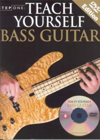 Step One Teach Yourself Bass Guitar Book/dvd Sheet Music Songbook