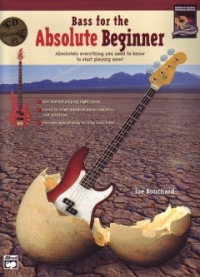 Bass For The Absolute Beginner Book/cd Sheet Music Songbook