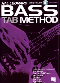 Hal Leonard Bass Tab Method Book & Audio Sheet Music Songbook