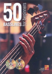 50 Basslines For Beginners Cd + Dvd Sheet Music Songbook