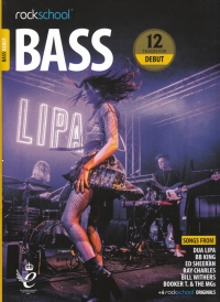 Rockschool Bass 2018-2024 Debut + Online Sheet Music Songbook