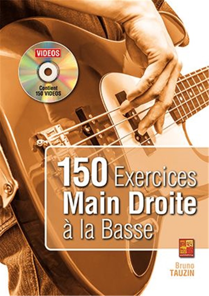 150 Exercices Main Droite A La Basse Book & Dvd Sheet Music Songbook
