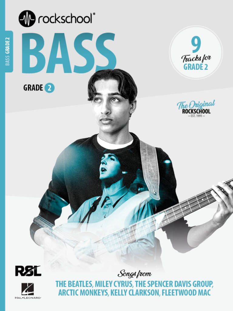 Rockschool Bass 2024 Grade 2 Sheet Music Songbook