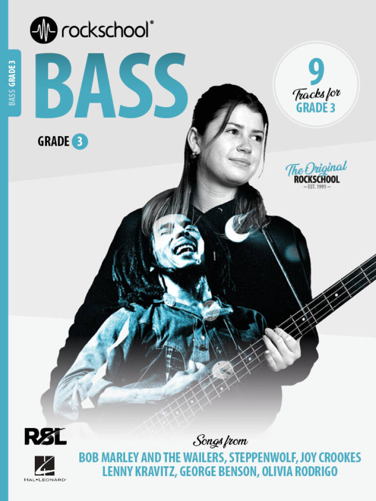 Rockschool Bass 2024 Grade 3 Sheet Music Songbook