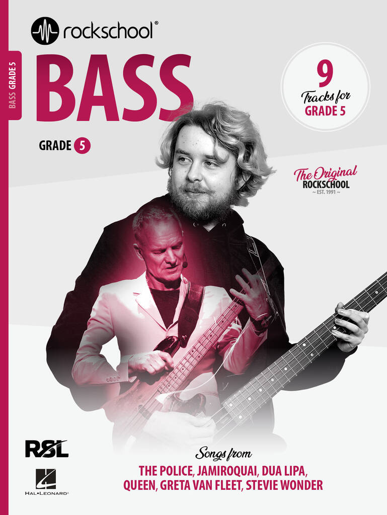 Rockschool Bass 2024 Grade 5 Sheet Music Songbook