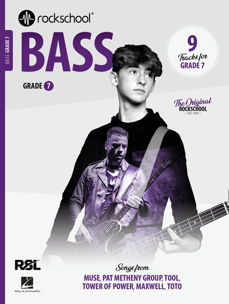 Rockschool Bass 2024 Grade 7 Sheet Music Songbook