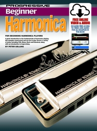 Progressive Beginner Harmonica Book + Online Sheet Music Songbook