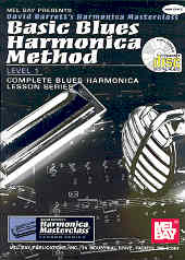 Basic Blues Harmonica Method + Online Sheet Music Songbook