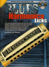 Progressive Blues Harmonica Licks Book & Cd Sheet Music Songbook
