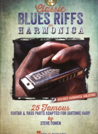 Classic Blues Riffs For Harmonica  Bk & Cd Sheet Music Songbook