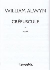 Alwyn Crepuscule For Harp Sheet Music Songbook