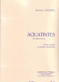 Andres Aquatintes 6 Pieces Breves Harp Sheet Music Songbook