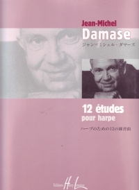 Damase 12 Etudes Pour Harpe Sheet Music Songbook