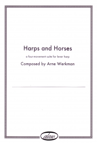 Werkman Harps And Horses   Harp Sheet Music Songbook