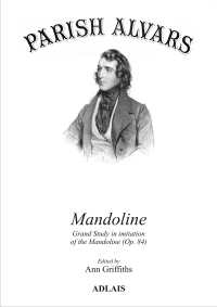 Parish Alvars Mandoline Grand Study Op84 Harp Sheet Music Songbook