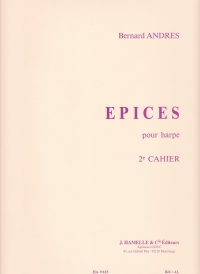 Andres Epices Pour Harpe 2e Cahier Sheet Music Songbook