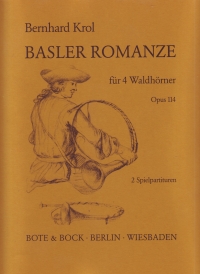 Krol Basler Romanze Horn Sheet Music Songbook