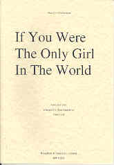 Ayer If You Were The Only Girl (horn Quartet) Sheet Music Songbook