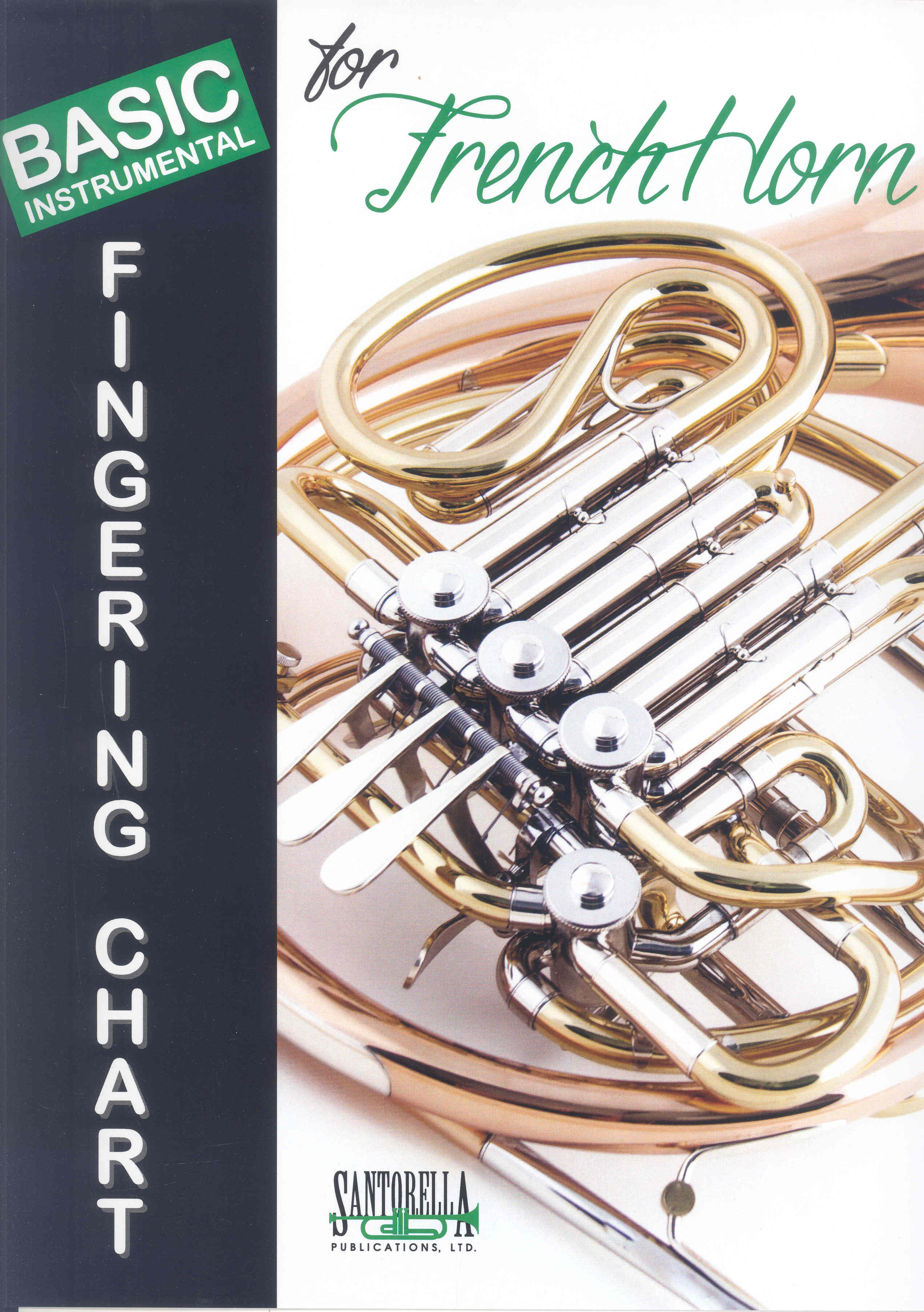 Basic Instrumental Fingering Chart French Horn Sheet Music Songbook