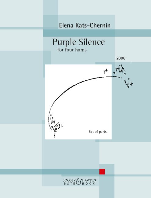 Kats-chernin Purple Silence 4 F Horns Set Of Parts Sheet Music Songbook