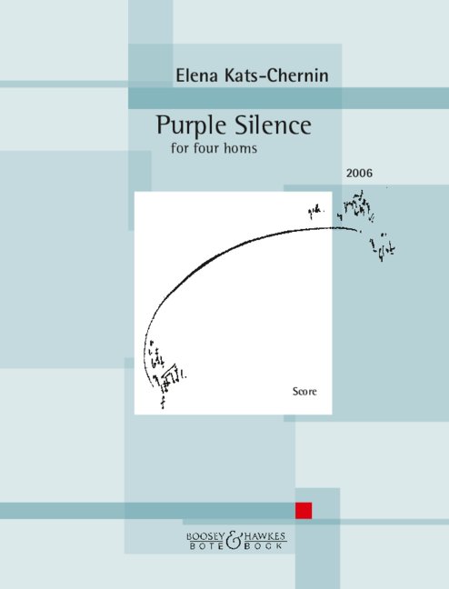 Kats-chernin Purple Silence 4 F Horns Score Sheet Music Songbook