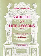 Dowland Lute Lessons Vol 2 Lute Solo Sheet Music Songbook