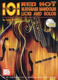 101 Red Hot Bluegrass Mandolin Licks & Solos + Onl Sheet Music Songbook