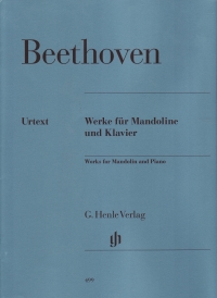 Beethoven Works For Mandolin & Piano Sheet Music Songbook